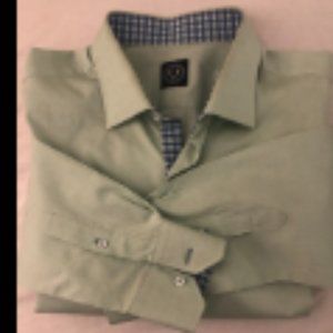 Green with Checkered Blue Collar, “Q” Clothery Cus
